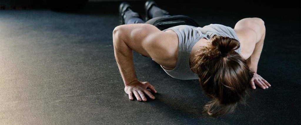 Woman Doing a Sit-Up