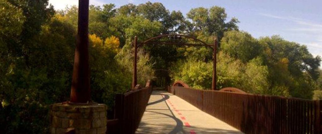 Biking Path at River Legacy Park Trail
