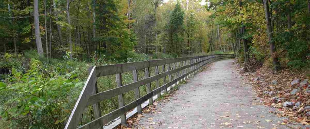 Path at Ohio to Erie Trail in Ohio