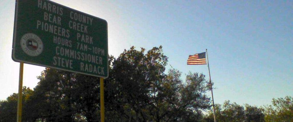  Bear Creek Pioneer Park Entrance Sign