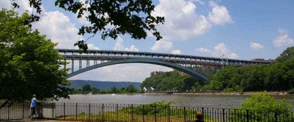 Henry Hudson Bridge on the Henry Hudson Trail
