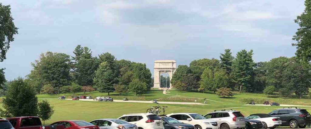 View of Valley Forge Park.