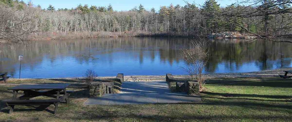 The Berry Pond, Harold Parker State Forest, North Andover Massachusetts.