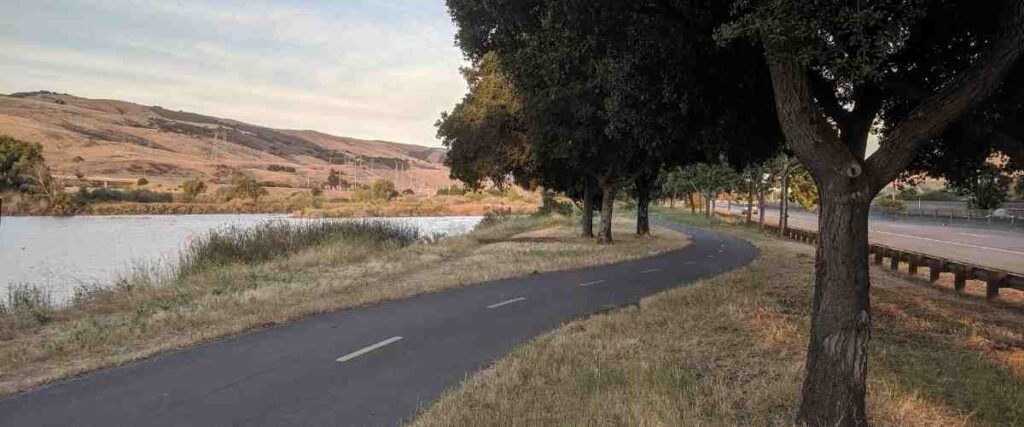 View of Coyote Creek Trail.