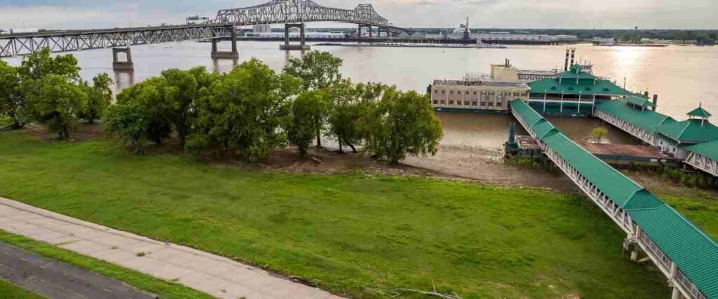 View of downtown Baton Rouge. 