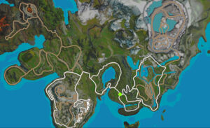 Route view of Wandering Retreat in Vingo. 