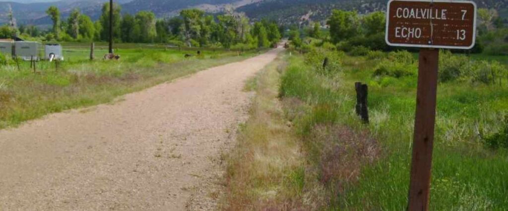 Historic Union Pacific Bike Trail.