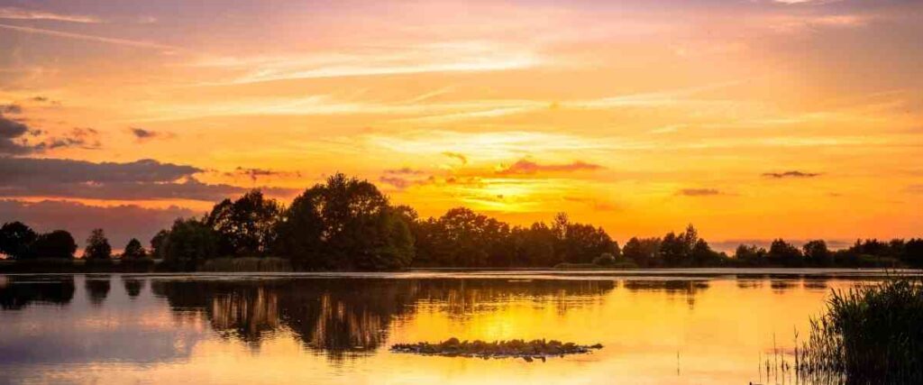 Lake at Ascarate park.