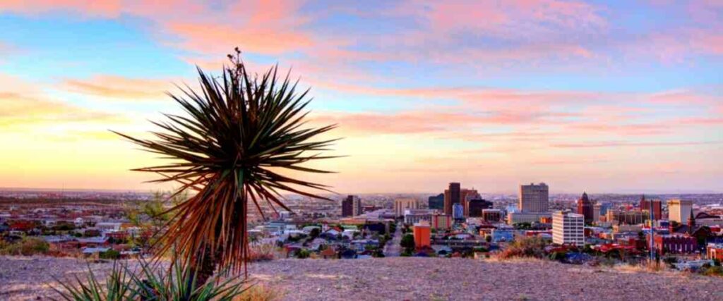 View of El Paso from Scenic Drive.