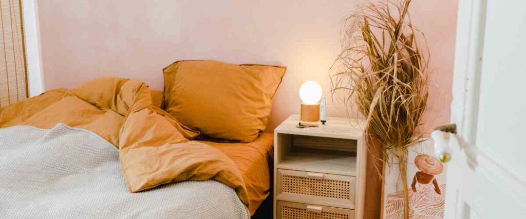 Cozy bedroom.