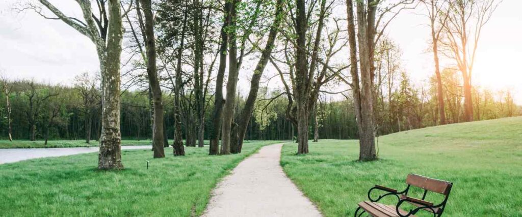 Path at the Joe Creason Park is located in the center of Louisville,