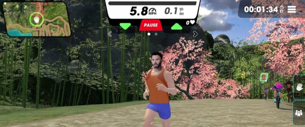 A runner avatar in Vingo's Japan.