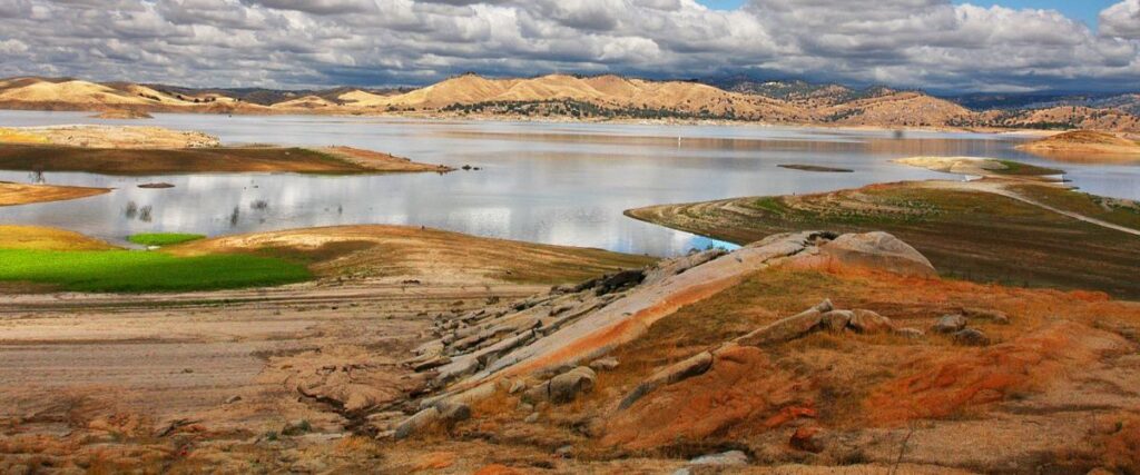 Millerton Lake in Fresno, California. 